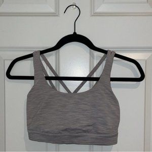 Lululemon Energy Bra - Size 6 Gray